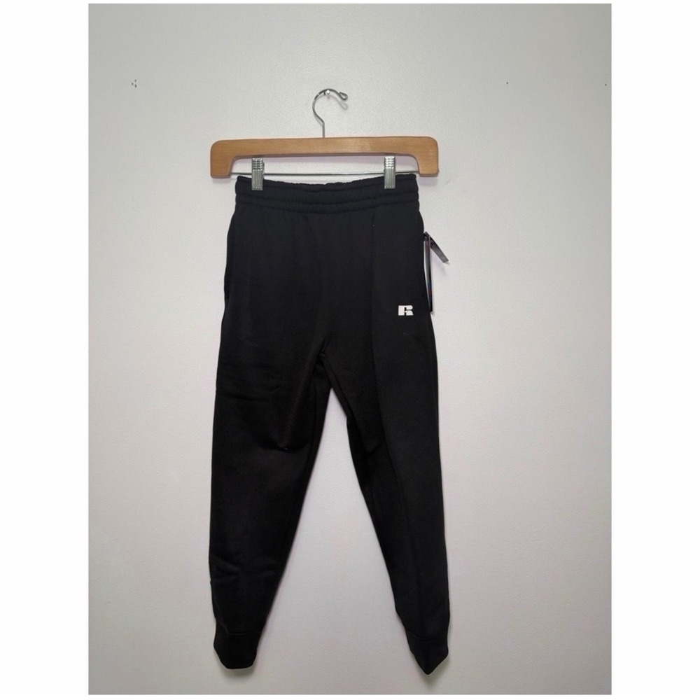 Russell Athletic Boys' Fleece Joggers – Black – Size Medium (8) – NWT - Picture 2 of 4